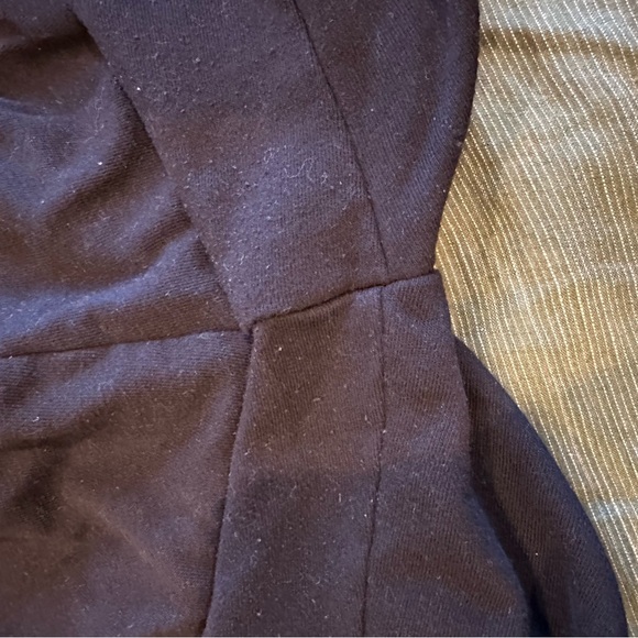 DKNY Black Wide-Leg Trousers - Size Large - Picture 4 of 4